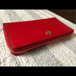 Tory Burch Red Wallet